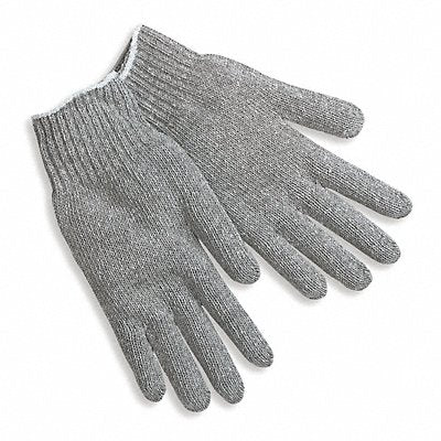 MCR SAFETY 9507SM Knit Gloves 8-3/4 S Grey PR