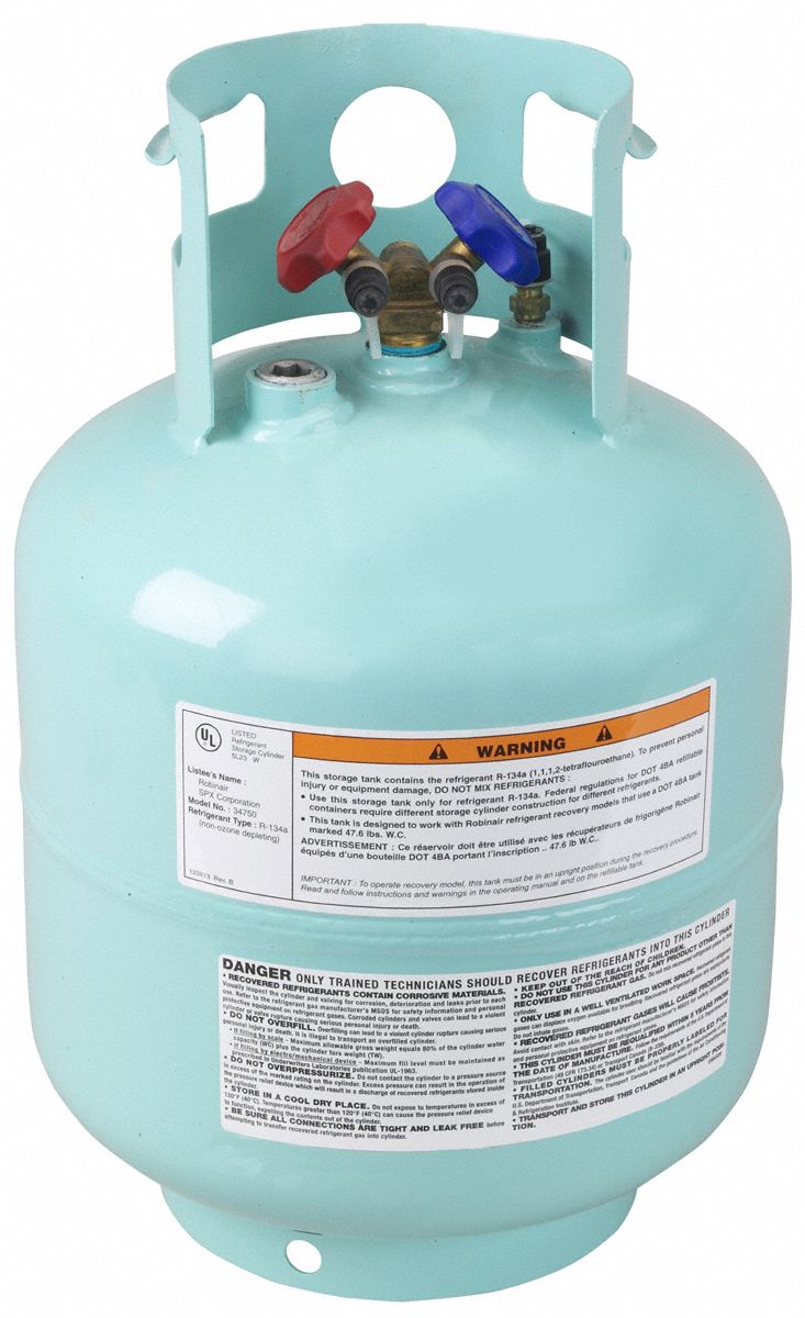 ROBINAIR 34750 Refillable Tank 50 lb for 12134A 34700