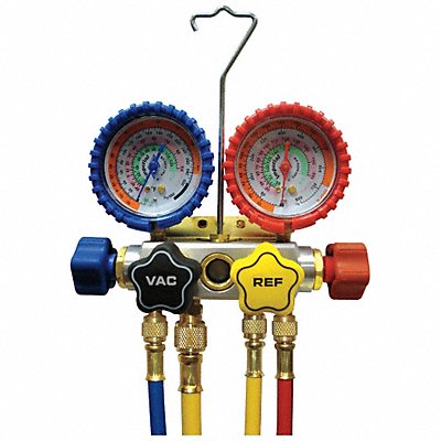 IMPERIAL 843CS Mechanical Manifold Gauge Set 4-Valve
