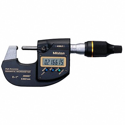 MITUTOYO 29313020 Outside Micrometer 6.35mm Rod Dia.