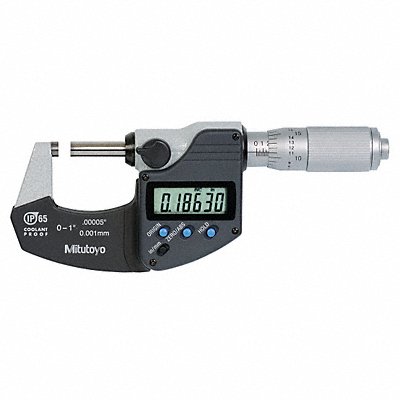 MITUTOYO 29334830CAL Mic 0-1/0-25.4mm Friction NIST Case