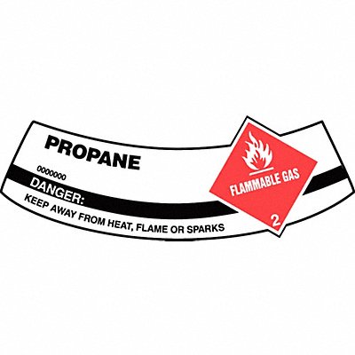 ACCUFORM MCSLPRR Cylinder Label 2 inx5 1/4 in Vinyl