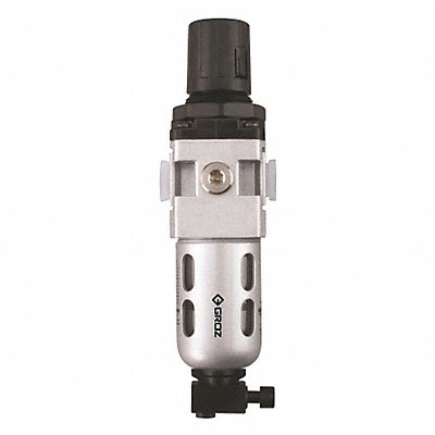 GROZ FRC139134S Filter Regulator 1/4 NPT 20 cfm 40 micron