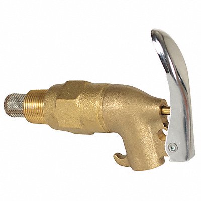GRAINGER DFTRIGID Drum Faucet Brass Brass NPT