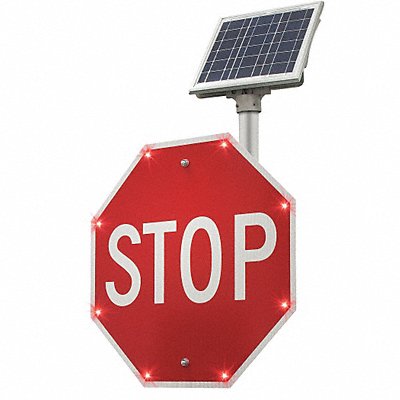BLINKERSIGNS 218000235 LED Stop Sign Stop Aluminum 24 x 24