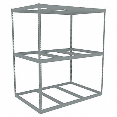 TENNSCO ZLE77248S3 Boltless Shelving 48x84x72in Strtr