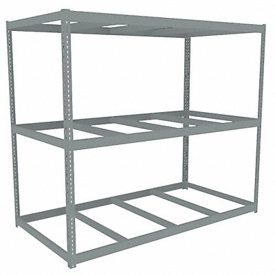 TENNSCO ZLC79648S3 Boltless Shelving 48x84x96in Strtr