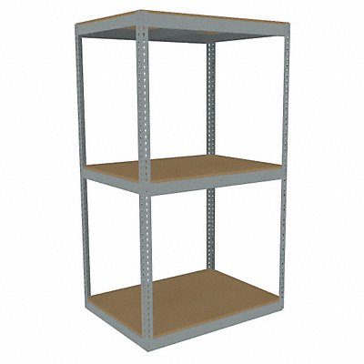 TENNSCO ZLC74836S3D Boltless Shelving 36x84x48in Strtr