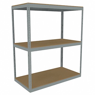 TENNSCO ZLC77236S3D Boltless Shelving 36x84x72in Strtr