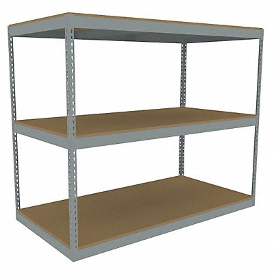 TENNSCO ZLE57236S3D Boltless Shelving 36x60x72in Strtr