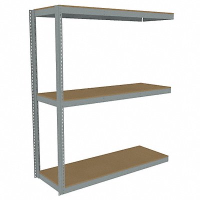 TENNSCO ZLE77224A3D Boltless Shelving 24x84x72in AdOn