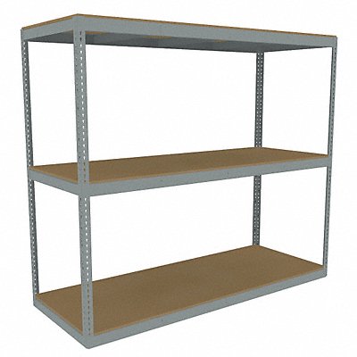 TENNSCO ZLC79636S3D Boltless Shelving 36x84x96in Strtr