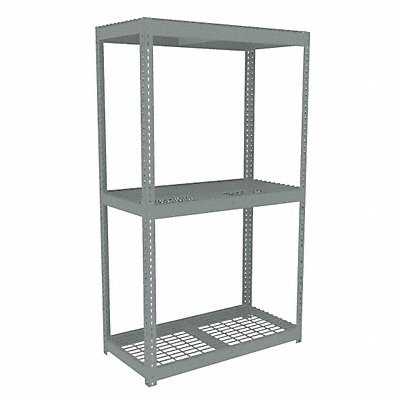 TENNSCO ZLC74824S3W Boltless Shelving 24x84x48in Strtr