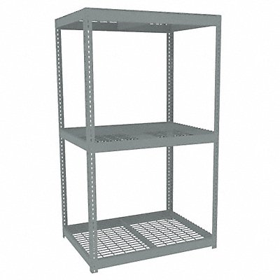 TENNSCO ZLC74836S3W Boltless Shelving 36x84x48in Strtr