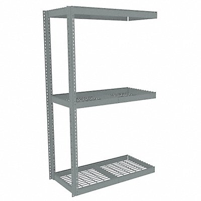 TENNSCO ZLE74824A3W Boltless Shelving 24x84x48in AdOn