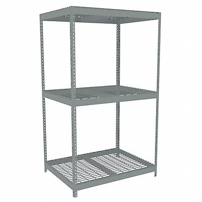 TENNSCO ZLE74836S3W Boltless Shelving 36x84x48in Strtr