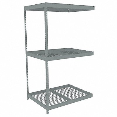 TENNSCO ZLE74836A3W Boltless Shelving 36x84x48in AdOn