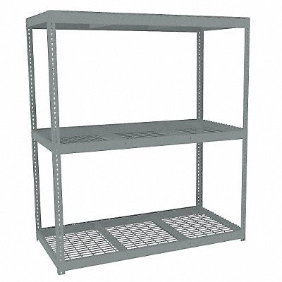 TENNSCO ZLC77236S3W Boltless Shelving 36x84x72in Strtr