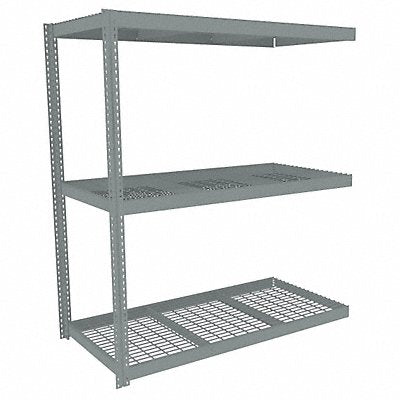 TENNSCO ZLC77236A3W Boltless Shelving 36x84x72in AdOn
