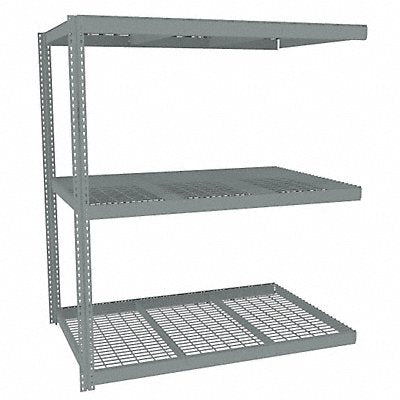 TENNSCO ZLC77248A3W Boltless Shelving 48x84x72in AdOn