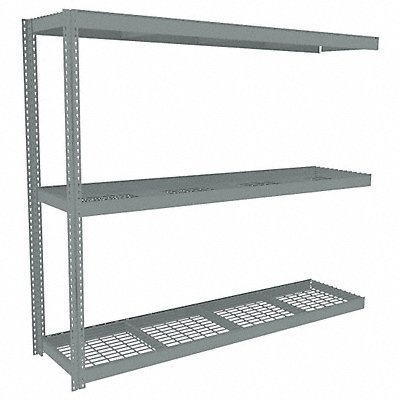 TENNSCO ZLC79624A3W Boltless Shelving 24x84x96in AdOn
