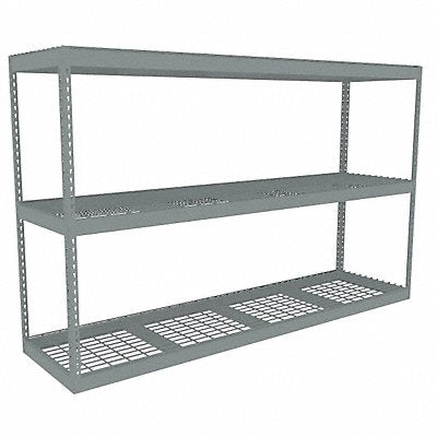 TENNSCO ZLE59624S3W Boltless Shelving 24x60x96in Strtr