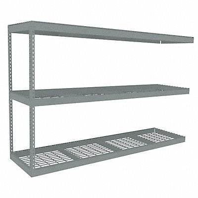 TENNSCO ZLE59624A3W Boltless Shelving 24x60x96in AdOn