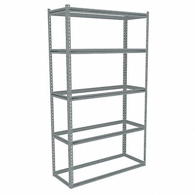 TENNSCO ZB74818S5 Boltless Shelving 18x84x48in Strtr