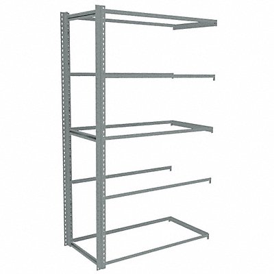 TENNSCO ZA74824A5 Boltless Shelving 24x84x48in AdOn