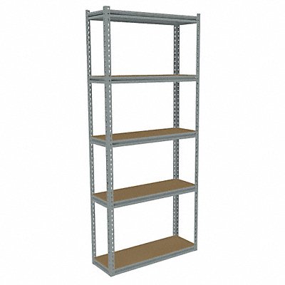 TENNSCO ZB73612S5D Boltless Shelving 12x84x36in Strtr