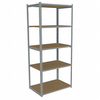 TENNSCO ZA73624S5D Boltless Shelving 24x84x36in Strtr