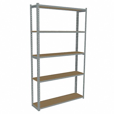 TENNSCO ZA74812S5D Boltless Shelving 12x84x48in Strtr