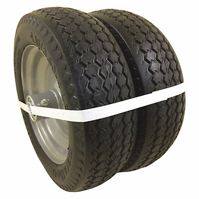 GRAINGER 53CM41 Flat Free Wheel 4 225 lb PK2