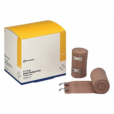 FIRST AID ONLY J616 Elastic Bandage Beige 5yd L 3 W PK12