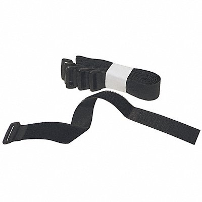 FASTENATION 2X18KPVST Hook & Loop Cinch Strap 18 in Blk PK10