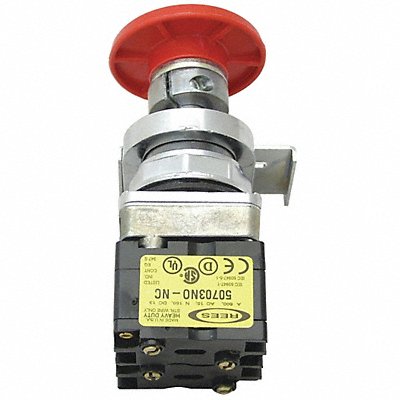 REES 40102122 Emergency Stop Push Button Non Illuminated Red 2NO/2NC