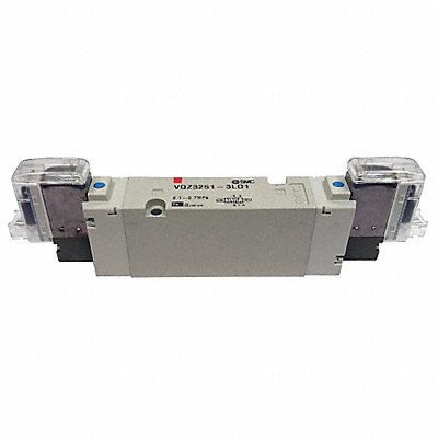 SMC VQZ32513LO1 Solenoid Air Control Valve Five-Way 101 psi