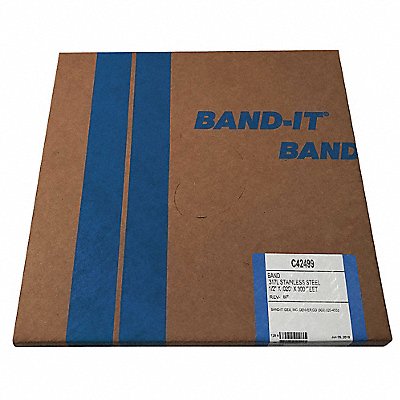 BAND-IT C42499 Band 317L 1/4H Ss 1/2 X 0.020 X 300ft