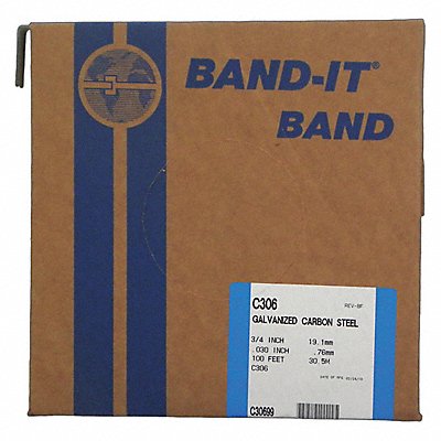 BAND-IT C30699 Band Gcs 3/4 X 0.030 X 100 RL/100Ft