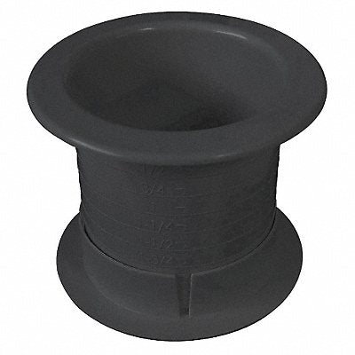 FAST CAP DUALLY25100PCBL Dual Sided Grommet Blk 2.5In PK100