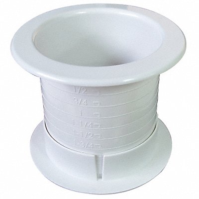 FAST CAP DUALLY25100PCWH Dual Sided Grommet Wht 2.5In PK100