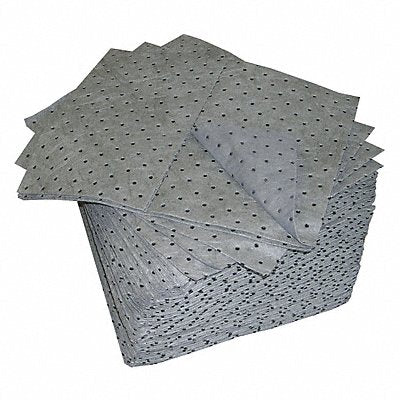 OIL-DRI L90907G Absorbent Pad Universal Grey PK50