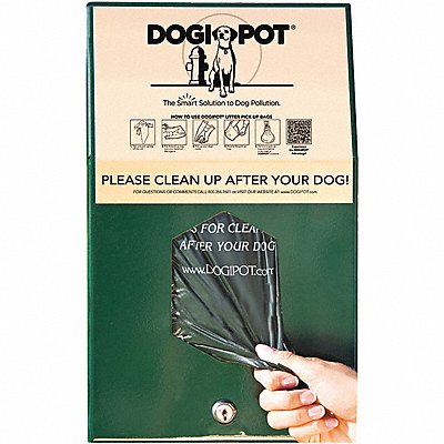 DOGIPOT 1002HP4 PetWaste Bag Dispenser 15-1/2 H