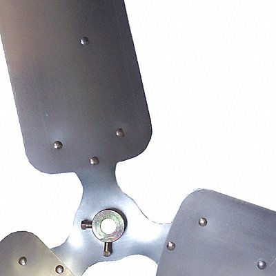 SCHAEFER AFB243SQ Blade Aluminum 24 In 3-Wing Square