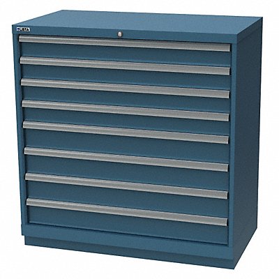 LISTA XSHS09000805CB K3767 Mod Drwr Cab 41-3/4 H 8 Drwr Clssc Blue