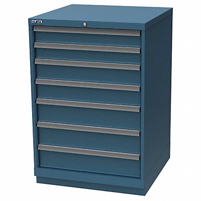 LISTA XSSC09000709CB K3757 Mod Drwr Cab 41-3/4 H 7 Drwr Clssc Blue