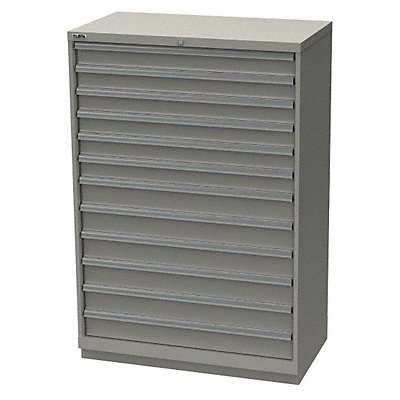 LISTA HS131233AFTKALG Mod Drwr Cab 59-1/2 H 12 Drwr Light Grey