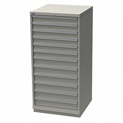 LISTA SC131233AFTKALG Mod Drwr Cab 59-1/2 H 12 Drwr Light Grey