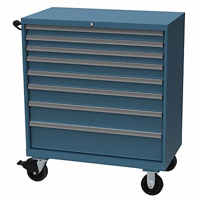 LISTA XSHS09000809MCB K3752 Modular Drawer Cabinet 47.5 x40.25 x22.5 Blu 8Drwr