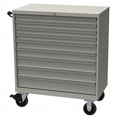 LISTA XSHS09000903MLG K3753 Modular Drawer Cabinet 47.5 x40 x22.5 LtGry 9Drwr